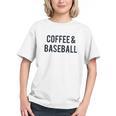 Coffee And Baseball Graphic Youth