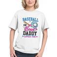 Gender Reveal Baseball Or Bows Daddy Loves You Graphic Youth Gender Reveal Baseball Or Bows Daddy Loves You Graphic Youth
