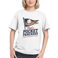 Pat's Pocket Pancakes Flag Baseball On Pancake Graphic Youth Pat's Pocket Pancakes Flag Baseball On Pancake Graphic Youth