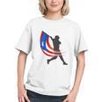 Puerto Rico Baseball Flag Player Boricua Heritage Sports Graphic Youth Puerto Rico Baseball Flag Player Boricua Heritage Sports Graphic Youth