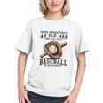 Never Underestimate Old Man Plays Baseball In His Seventies Graphic Youth
