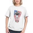 US Flag Baseball Player Batter Sport Lover Team Coach Family Graphic Youth