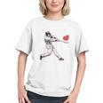 Valentines Baseball Batter Heart Player Silhouette Premium Tri-Blend Graphic Youth Valentines Baseball Batter Heart Player Silhouette Premium Tri-Blend Graphic Youth