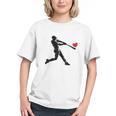 Valentines Day Baseball Batter Silhouette Heart Men Boys Kid Graphic Youth Valentines Day Baseball Batter Silhouette Heart Men Boys Kid Graphic Youth