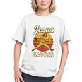 Youth Boy Baseball Jesus Saves Christian Baseball Religious Graphic Youth