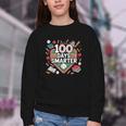 100 Day Baseball School Sports Kids Youth Crewneck Sweatshirt
