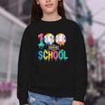 100 Days Of School Baseball Boys Kids Colorful 100th Day Youth Crewneck Sweatshirt 100 Days Of School Baseball Boys Kids Colorful 100th Day Youth Crewneck Sweatshirt
