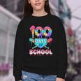 100 Days Of School Baseball Boys Kids Youth Crewneck Sweatshirt