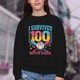 100 Days Of School Baseball Drip 100 Days Boy Girl Kids Youth Crewneck Sweatshirt 100 Days Of School Baseball Drip 100 Days Boy Girl Kids Youth Crewneck Sweatshirt