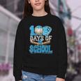 100 Days Of School Baseball Ice Cream Drip Student Kids Boys Youth Crewneck Sweatshirt 100 Days Of School Baseball Ice Cream Drip Student Kids Boys Youth Crewneck Sweatshirt