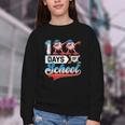 100 Days Of School Boys Baseball Drip 100th Day Dabbing Ball Youth Crewneck Sweatshirt 100 Days Of School Boys Baseball Drip 100th Day Dabbing Ball Youth Crewneck Sweatshirt
