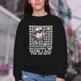 100 Days Of School Boys Dabbing Baseball 100th Day Of School Youth Crewneck Sweatshirt