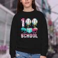 100 Days Of School Boys Kids 100th Day Of School Baseball Youth Crewneck Sweatshirt 100 Days Of School Boys Kids 100th Day Of School Baseball Youth Crewneck Sweatshirt