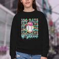 100 Days Of School Drip Baseball 100th Day Baseball School Youth Crewneck Sweatshirt 100 Days Of School Drip Baseball 100th Day Baseball School Youth Crewneck Sweatshirt