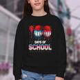 100 Days Of School Dripping Baseball 100th Day Teacher Boy Youth Crewneck Sweatshirt 100 Days Of School Dripping Baseball 100th Day Teacher Boy Youth Crewneck Sweatshirt