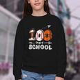 100th Day Of School Basketball Baseball Football Kids Boys Youth Crewneck Sweatshirt