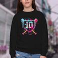 10th Birthday Boys Baseball Ice Cream Drip Boys Baseball Youth Crewneck Sweatshirt 10th Birthday Boys Baseball Ice Cream Drip Boys Baseball Youth Crewneck Sweatshirt