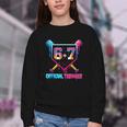 13th Birthday Official Teenager 67 Baseball Drip Boys Youth Crewneck Sweatshirt 13th Birthday Official Teenager 67 Baseball Drip Boys Youth Crewneck Sweatshirt