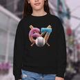 67 Baseball Ice Cream Drip Kids Youth Youth Crewneck Sweatshirt