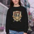 67 Baseball Meme Vintage Sports Crest Retro 67 Player Youth Crewneck Sweatshirt 67 Baseball Meme Vintage Sports Crest Retro 67 Player Youth Crewneck Sweatshirt