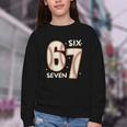 67 Baseball Six Seven 6 7 Meme Kids 67 Teen Boys 6-7 Youth Crewneck Sweatshirt 67 Baseball Six Seven 6 7 Meme Kids 67 Teen Boys 6-7 Youth Crewneck Sweatshirt
