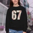 67 Baseball Six Seven 6 7 Meme 67 Youth Crewneck Sweatshirt 67 Baseball Six Seven 6 7 Meme 67 Youth Crewneck Sweatshirt