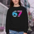 67 Crayon Cool Baseball Crayon 6 7 67 Youth Crewneck Sweatshirt 67 Crayon Cool Baseball Crayon 6 7 67 Youth Crewneck Sweatshirt