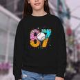 67 Six Seven 6 7 Boys 67 Baseball Ice Cream Drip 6 7 Youth Crewneck Sweatshirt