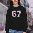 67 Sports Meme – Baseball Number 6 7 Youth Crewneck Sweatshirt 67 Sports Meme – Baseball Number 6 7 Youth Crewneck Sweatshirt