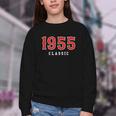 70 Year Old 1955 Classic Baseball Fan 70th Birthday Youth Crewneck Sweatshirt 70 Year Old 1955 Classic Baseball Fan 70th Birthday Youth Crewneck Sweatshirt