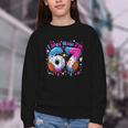7th Birthday I Was 6 Now I'm 7 Baseball Ice Cream Drip Youth Crewneck Sweatshirt 7th Birthday I Was 6 Now I'm 7 Baseball Ice Cream Drip Youth Crewneck Sweatshirt