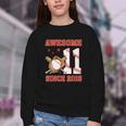Awesome Since 2015 11 Year Old Boys Bday Baseball Theme Youth Crewneck Sweatshirt Awesome Since 2015 11 Year Old Boys Bday Baseball Theme Youth Crewneck Sweatshirt