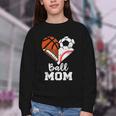 Ball Mom Heart Soccer Basketball Baseball Football Mom Youth Crewneck Sweatshirt Ball Mom Heart Soccer Basketball Baseball Football Mom Youth Crewneck Sweatshirt