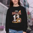 This Baller Is Now 11 Year Baseball Player 11th Birthday Boy Youth Crewneck Sweatshirt This Baller Is Now 11 Year Baseball Player 11th Birthday Boy Youth Crewneck Sweatshirt