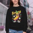 Banana Baseball Cartoon Cool Sports Kids Teens Youth Crewneck Sweatshirt Banana Baseball Cartoon Cool Sports Kids Teens Youth Crewneck Sweatshirt