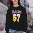 Baseball 6 7 Ice Cream Drip Number 67 Six Seven Meme Youth Crewneck Sweatshirt Baseball 6 7 Ice Cream Drip Number 67 Six Seven Meme Youth Crewneck Sweatshirt