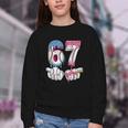 Baseball 67 Ice Cream Drip Six Seven Boys Girls Meme Youth Crewneck Sweatshirt Baseball 67 Ice Cream Drip Six Seven Boys Girls Meme Youth Crewneck Sweatshirt