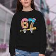Baseball 67 Ice Cream Drip Skeleton Six Seven Boys Meme Youth Crewneck Sweatshirt Baseball 67 Ice Cream Drip Skeleton Six Seven Boys Meme Youth Crewneck Sweatshirt