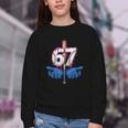 Baseball 67 Six Seven Gen Alpha Meme Drip Youth Crewneck Sweatshirt Baseball 67 Six Seven Gen Alpha Meme Drip Youth Crewneck Sweatshirt