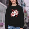 Baseball 67 Six Seven Gen Alpha Meme Valentine's Day Youth Crewneck Sweatshirt