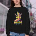 Baseball Banana Graffiti Urban For Kids Youth Crewneck Sweatshirt
