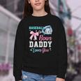 Baseball Or Bows Your Daddy Loves You Gender Reveal Matching Youth Crewneck Sweatshirt Baseball Or Bows Your Daddy Loves You Gender Reveal Matching Youth Crewneck Sweatshirt
