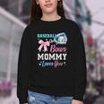 Baseball Or Bows Your Mommy Loves You Gender Reveal Matching Youth Crewneck Sweatshirt Baseball Or Bows Your Mommy Loves You Gender Reveal Matching Youth Crewneck Sweatshirt