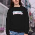 Baseball Bubble Letter Youth Crewneck Sweatshirt Baseball Bubble Letter Youth Crewneck Sweatshirt