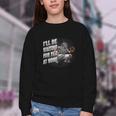 Baseball Catcher Waiting For You At Home Player Quote Youth Crewneck Sweatshirt Baseball Catcher Waiting For You At Home Player Quote Youth Crewneck Sweatshirt