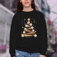 Baseball Christmas Tree Light Xmas Baseball Youth Crewneck Sweatshirt Baseball Christmas Tree Light Xmas Baseball Youth Crewneck Sweatshirt
