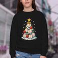 Baseball Christmas Tree Lights Santa Sport Player Lover Xmas Youth Crewneck Sweatshirt Baseball Christmas Tree Lights Santa Sport Player Lover Xmas Youth Crewneck Sweatshirt