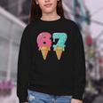 Baseball Drip Ice Cream 67 Baseball Youth Crewneck Sweatshirt Baseball Drip Ice Cream 67 Baseball Youth Crewneck Sweatshirt
