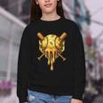 Baseball Drip Ice Cream Camo Cool Youth Crewneck Sweatshirt