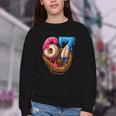 Baseball Drip Ice Cream Number 67 Player Or 67th Birthday Youth Crewneck Sweatshirt Baseball Drip Ice Cream Number 67 Player Or 67th Birthday Youth Crewneck Sweatshirt